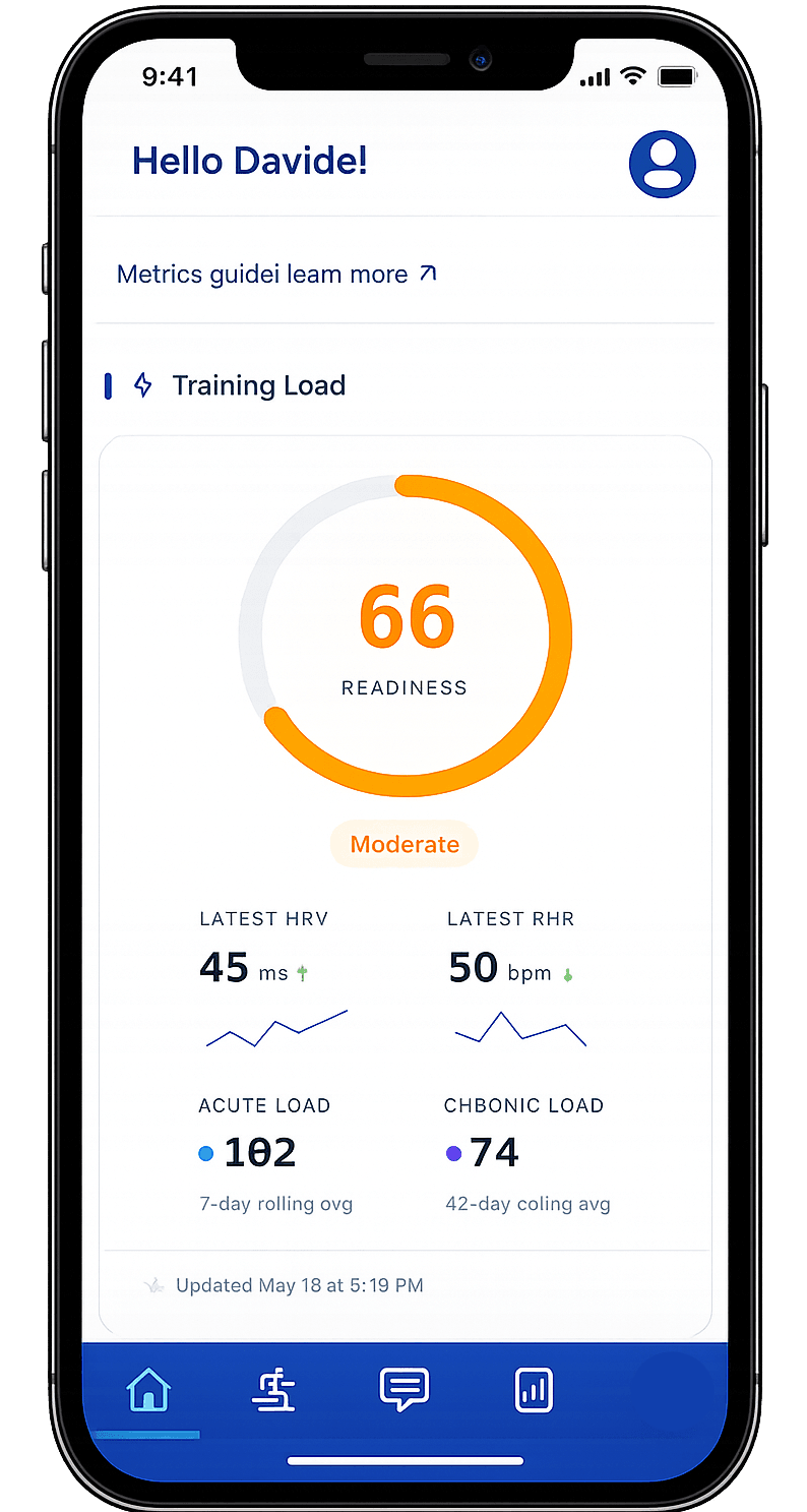 performUp app on iOS