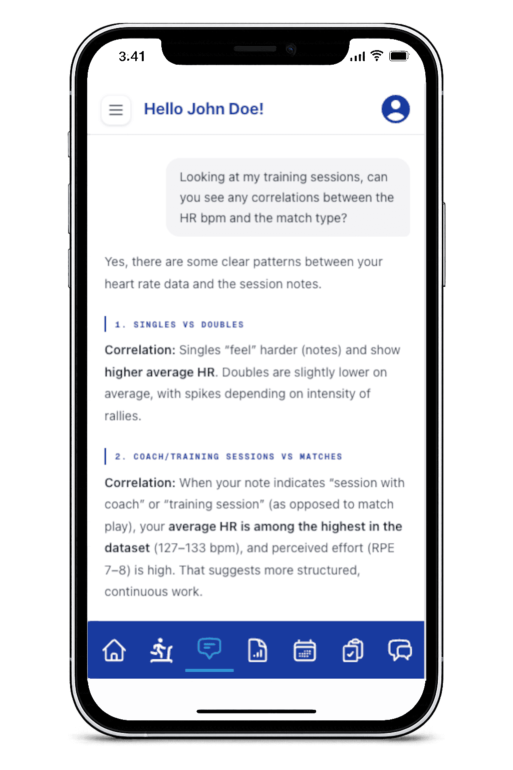 performUp app on iOS
